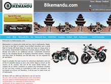 Tablet Screenshot of bikemandu.com